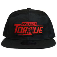 Image 1 of BLACK CAMO RED LOGO SNAPBACK 