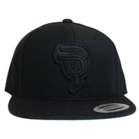 Image 1 of New Blacked Out Project Torque Logo Cap