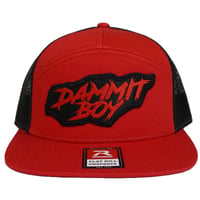 Image 1 of RED DAMMIT BOY HAT