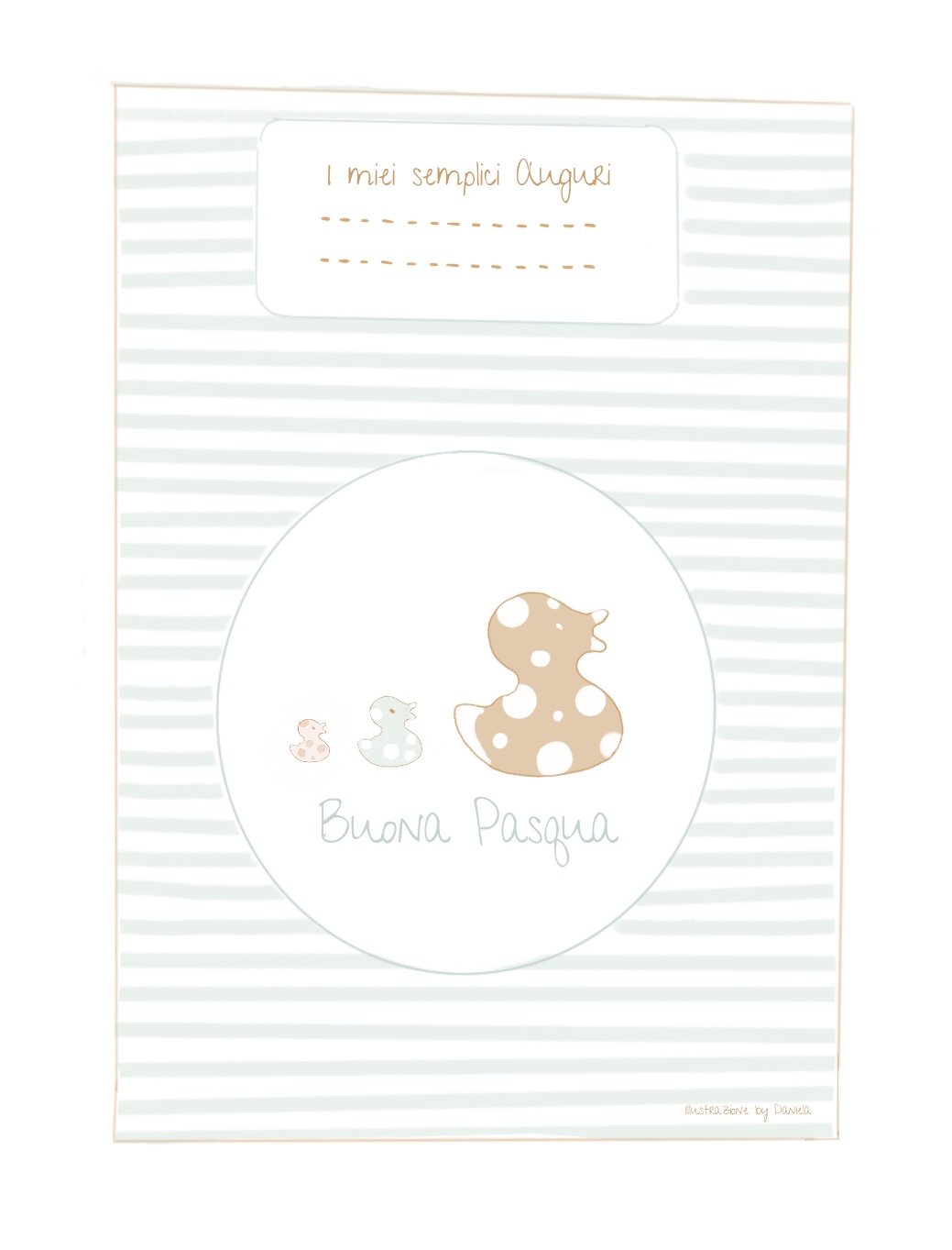 Image of Disegni-ni digitali -  serie Buona Pasqua ( i miei semplici Auguri ) 