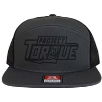 Image 1 of PT (Black Rubber) Grey Snapback