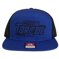 Image 1 of PT (BLACK RUBBER) BLUE SNAPBACK