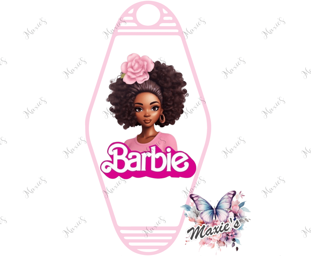 Image of Barbie Graphic UVDTF Decal 