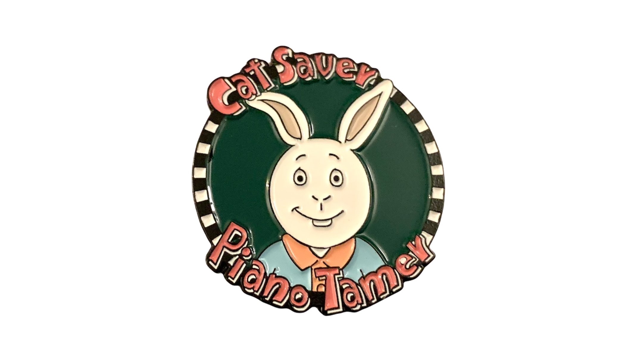 Buster Cat Saver Pin Think McFly Think Co