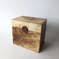 Image 2 of Recipe Box - Myrtlewood with Walnut badge