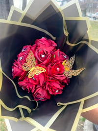 Radiant in Red Bouquet