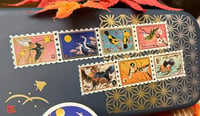 Image of Gold Foil Bird Stamp Washi