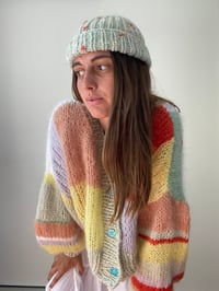 Image 5 of patchy beanie