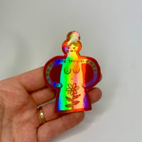 Image of Love Your Girl iridescent sticker