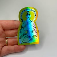 Image of Trust In Your Journey iridescent sticker