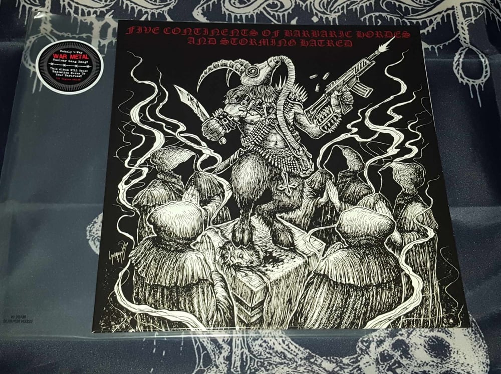 Five Continents of Barbaric Hordes & Storming Hatred - "5-way Split" - LP