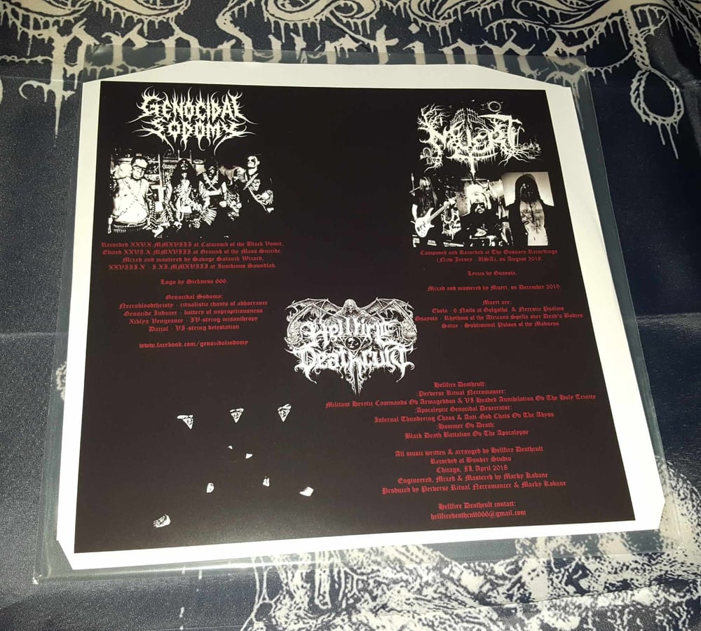 Five Continents of Barbaric Hordes & Storming Hatred - "5-way Split" - LP