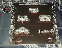 Image 2 of Five Continents of Barbaric Hordes & Storming Hatred - "5-way Split" - LP