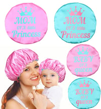 Image 3 of Mommy/Me Princess Bonnet Set