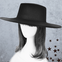 Image 1 of perfect wide brim witch hat