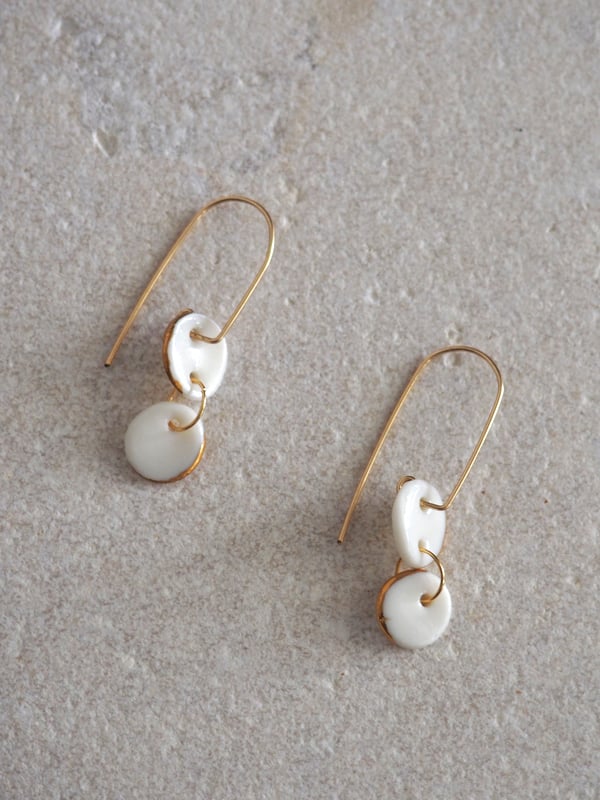 LUXE double seed earring