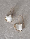 LUXE gingko earrings