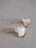 LUXE gingko earrings