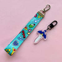 Image 2 of Zelda Master Sword Lanyard