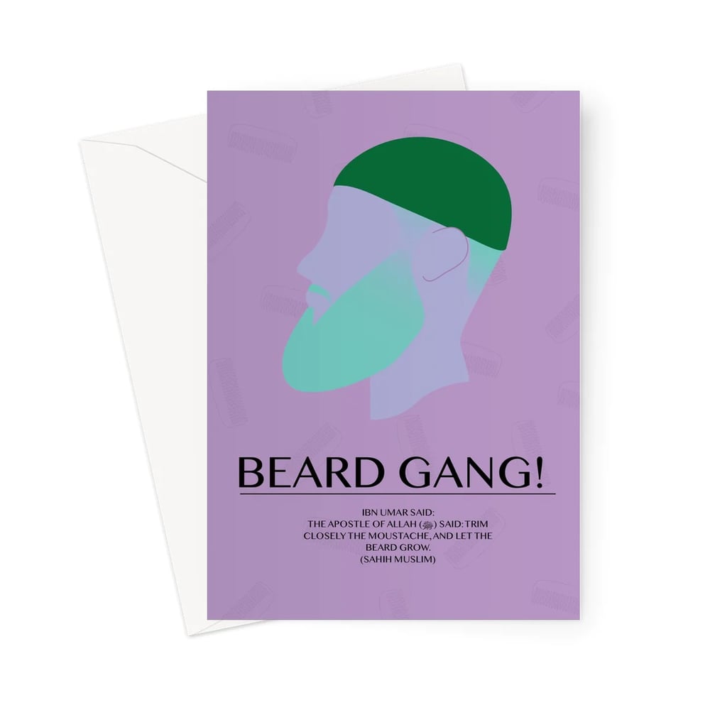 Image of Beard Gang YA YA CARD Greeting Card