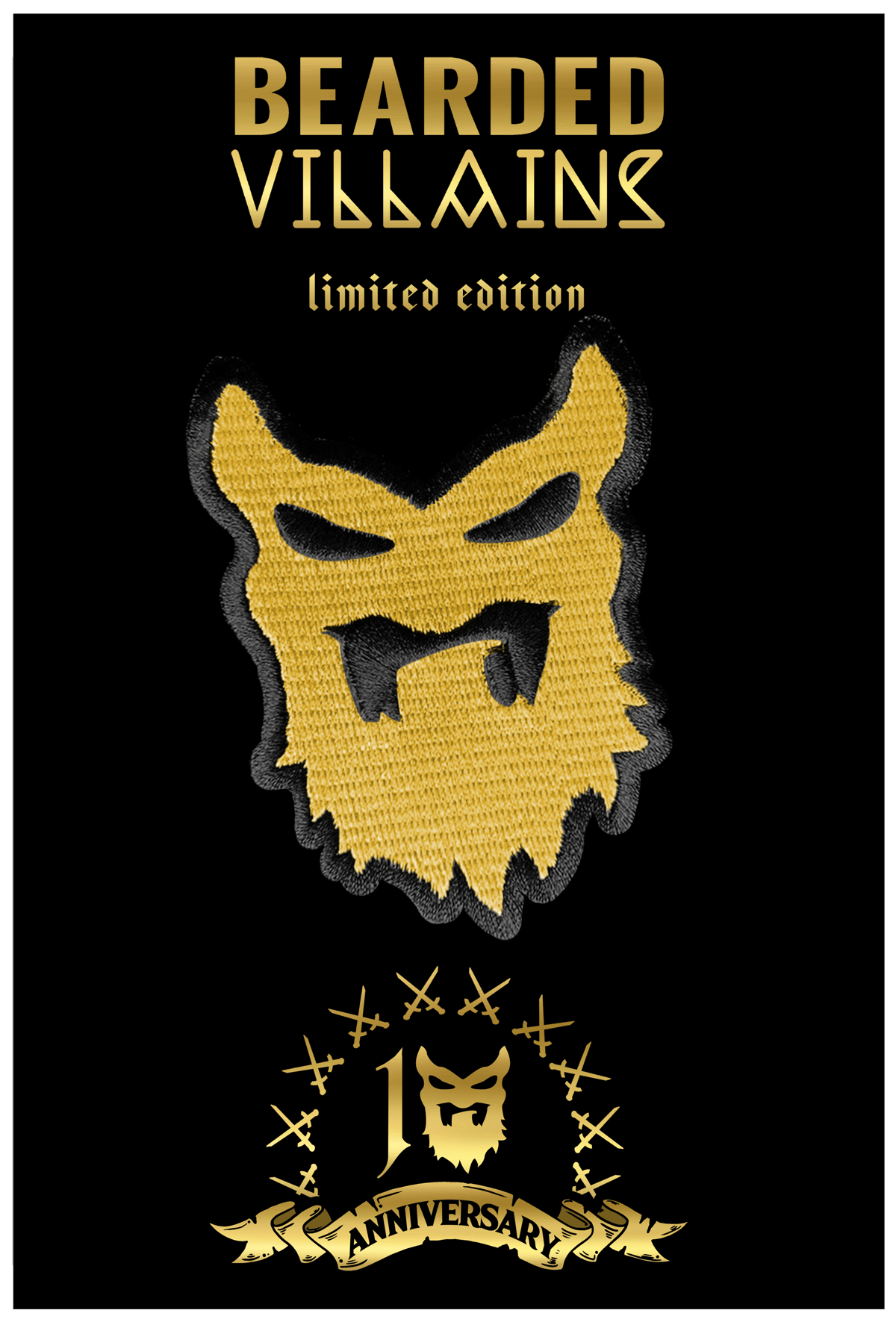 Image of Ranked Patches Metalic Gold/Black  ( Limited Sold Separately )