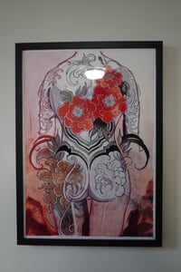 Image 2 of Floral Suit a2  giclee print