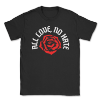 Image 2 of All Love No Hate Trendy T-shirt
