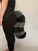 Custom Color Striped Raccoon or Red Panda Tail