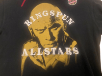 Image 2 of Ringspun Allstars Rare Magnificent 7 Brynner Long Sleeve Tee Black & Yellow M