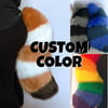 Custom Color Striped Raccoon or Red Panda Tail