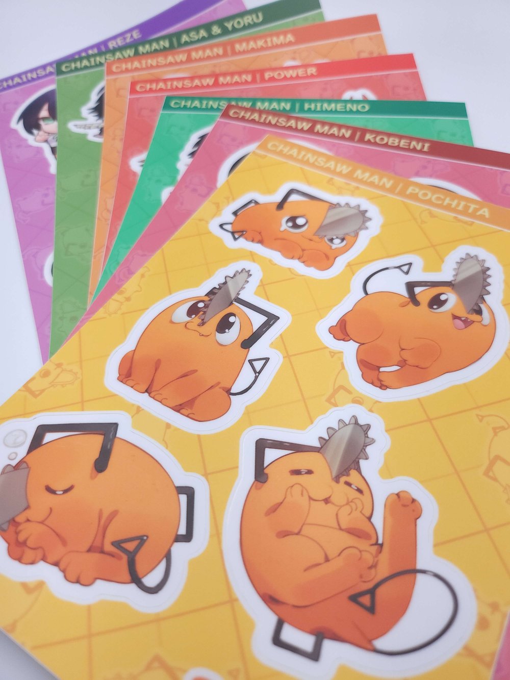 Image of Chainsaw Man Sticker Sheets 