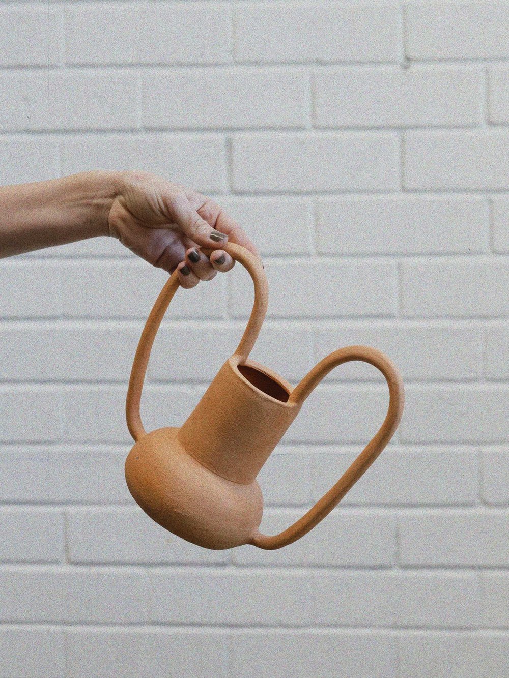 Image of TERRACOTTA VASE with HANDLES