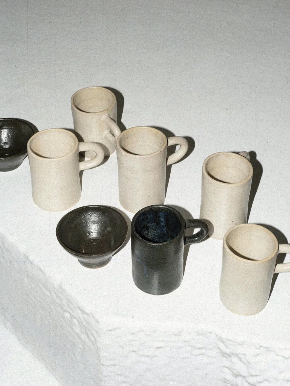 Image of Cup with Handle - White Clay with Clear Glaze SOLE CERAMICS