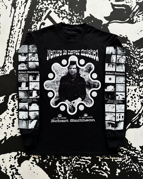 Image of ROBERT SMITHSON - SPIRAL JETTY TRIBUTE (LONG SLEEVE)
