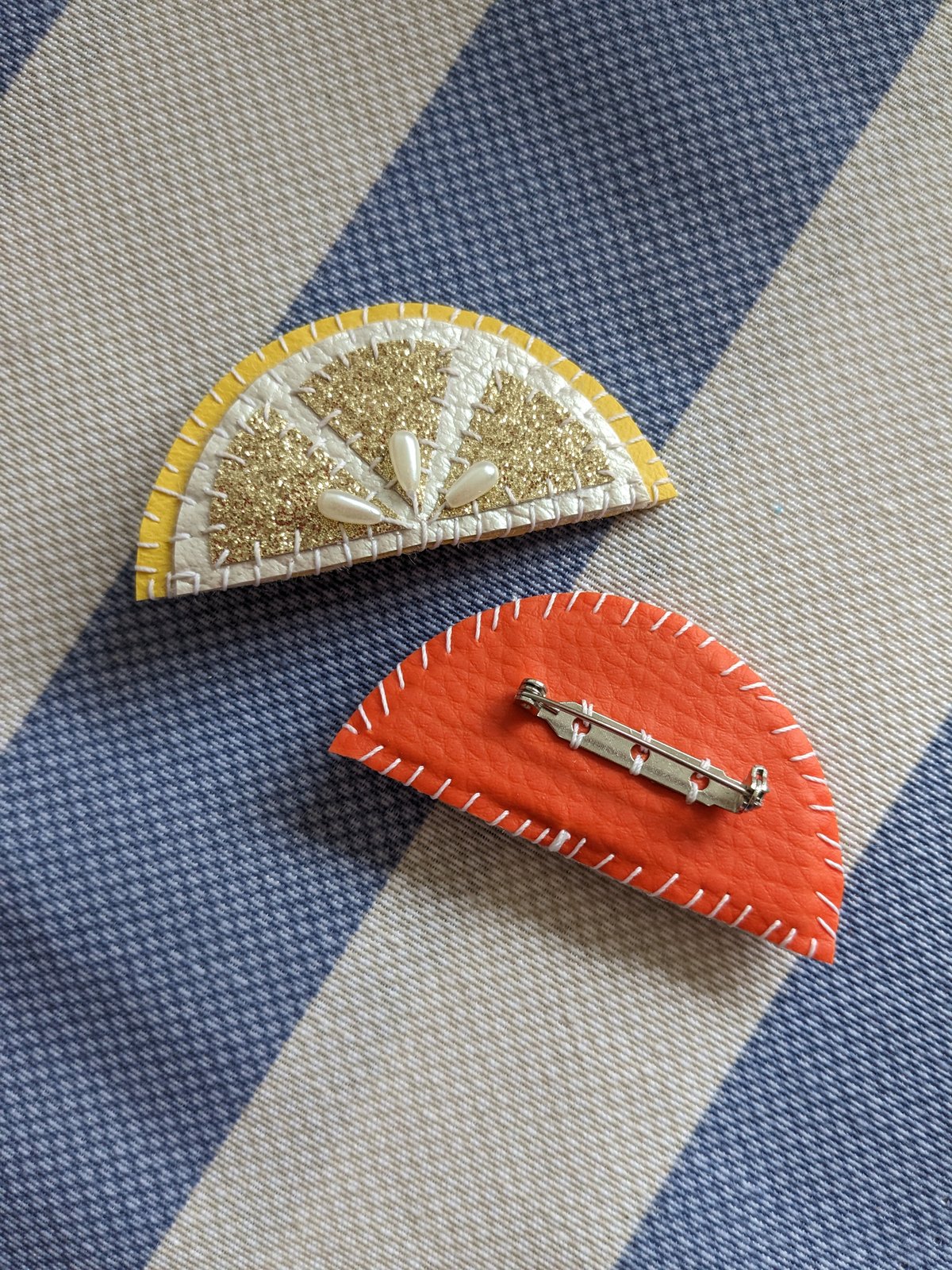 Image of Citrus Slice Brooch