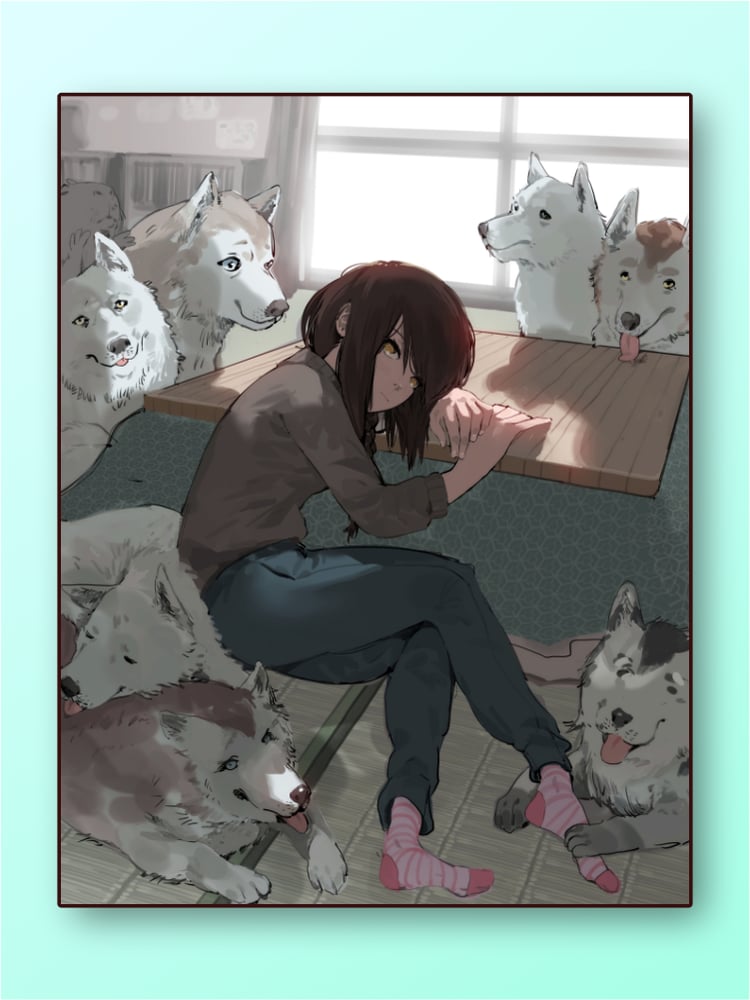 Image of Chainsaw Man "Nayuta's Dogs" Print