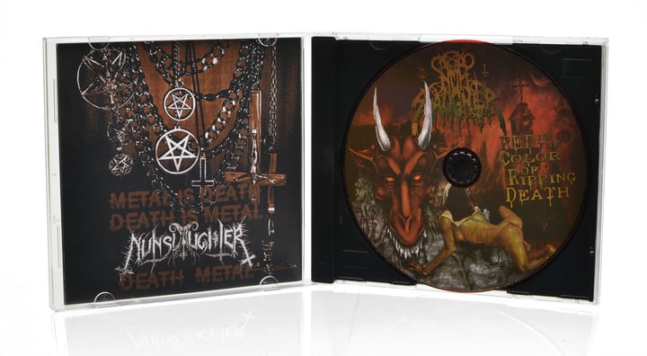 NunSlaughter - "Red is the Color of Ripping Death" CD