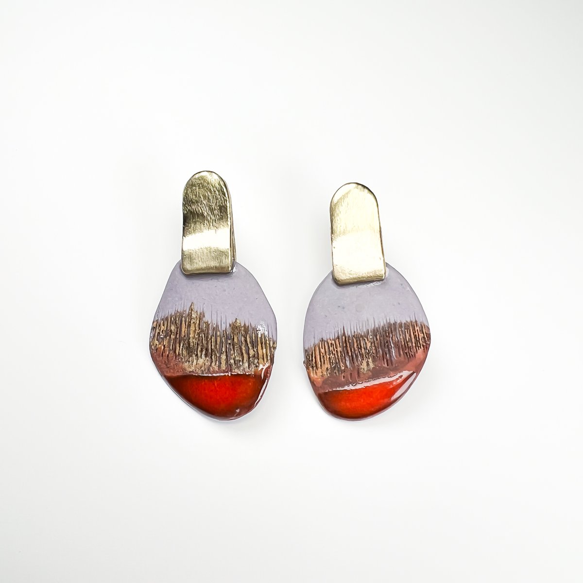 Image of Orecchini Cyclamen Petalo