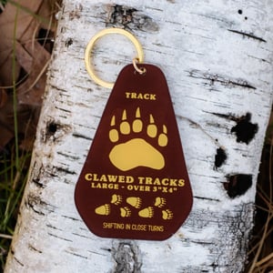 Bear Track Keychain