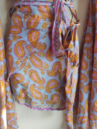 Image 3 of UBUD co ord straight skirt set - lilac henna