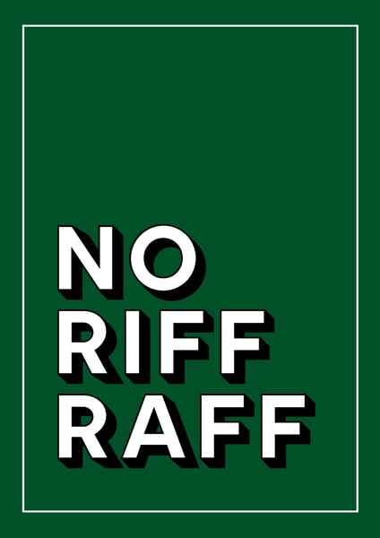 Image of NO RIFF RAFF