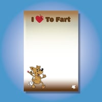 I Love to Fart Notepad