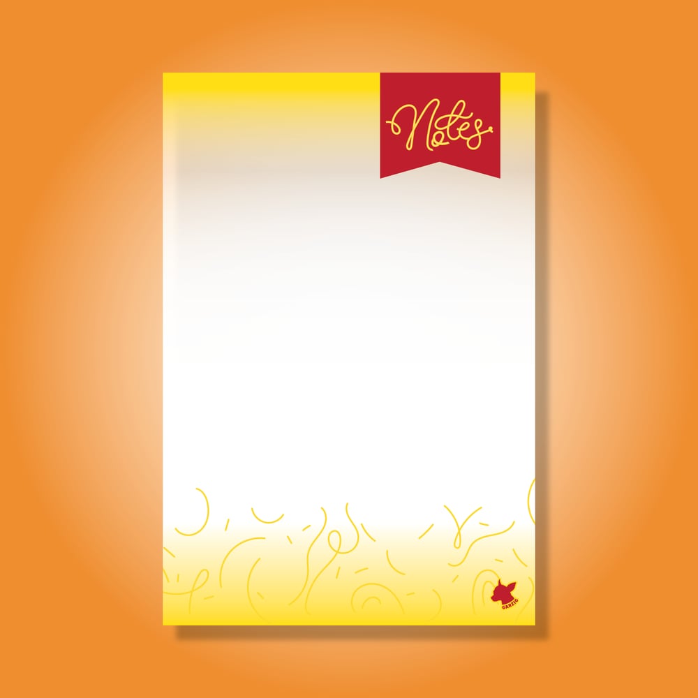Fideo Recipe Notepad