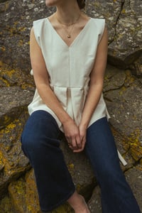 Image 1 of Denim Pinafore Top