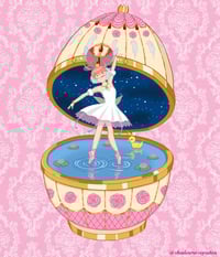 Image 2 of Tutu and Kraehe Fabrige Egg Mini Prints