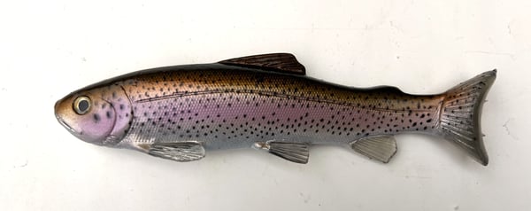 Image of 9.25" Line Through/Weedless Trout - Golden Rainbow