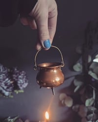Image 2 of Mini copper Cauldrons 