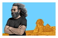 Image 1 of Jerry Garcia Sphinx Postcard