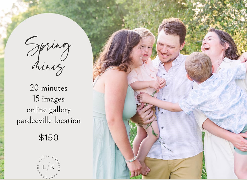 Image of 2024 Spring Mini Sessions - DEPOSIT