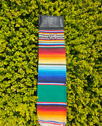 Image 3 of La Chingona - Sarape Golf Towel - Verde (Green)